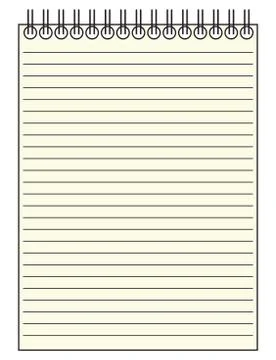 Reporter Notepad Stock Illustration