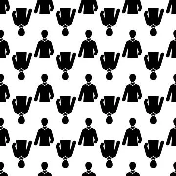 Reporter pattern seamless vector Ilustração Stock