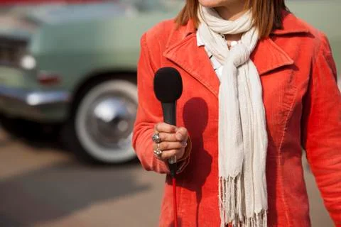 Reporter Foto stock