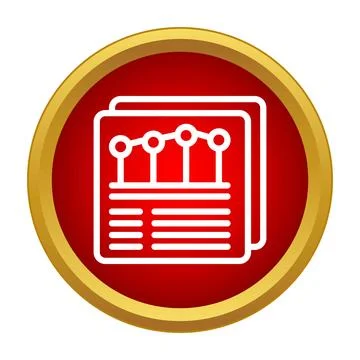 Reporting business analytics performance data document icon 스톡 일러스트