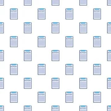 Reporting data clipboard document seamless pattern イラスト素材