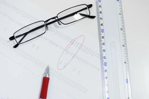 Reporting documents Stock Photos