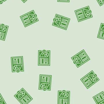Reporting risk glyph seamless pattern イラスト素材