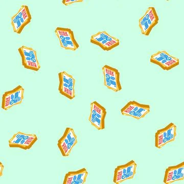 Reporting risk isometric icon seamless pattern Stock Illustration