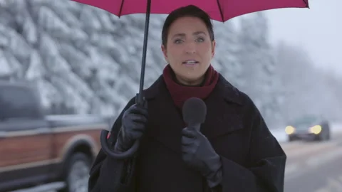 Reporting on Winter Road Conditions Vidéo 214044977