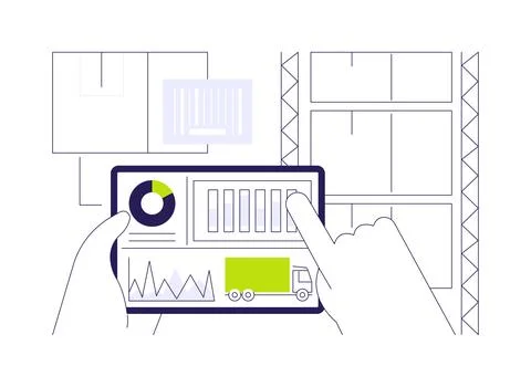 Reports and analytics abstract concept vector illustration. イラスト素材