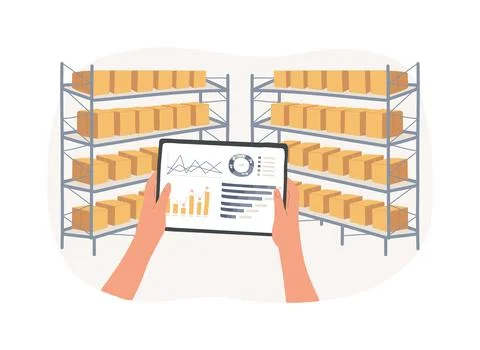 Reports and analytics isolated cartoon vector illustrations. Ilustración de archivo