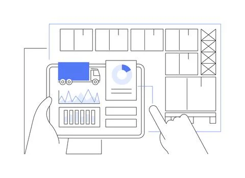 Reports and analytics isolated cartoon vector illustrations. Ilustración de archivo