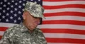 Repose Position Salute Honor United States Flag Military Man at Digital Uniform 4k or 4k+ Resolution