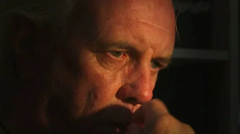 In repose...thinking Video stock 42894751