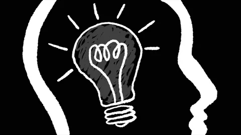 Representation of idea and creativity, whiteboard style animation, ideal footage Video stock 153078523