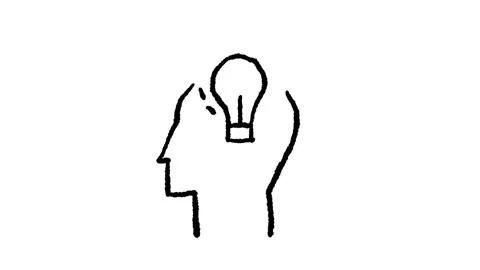 Representation of idea and creativity, whiteboard style animation, ideal footage Video stock 153132826
