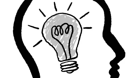 Representation of idea and creativity, whiteboard style animation, ideal footage Video stock 153133268