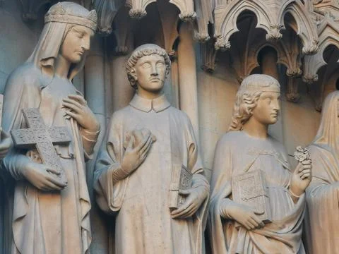 Representation of saints and blessed Stock Photos