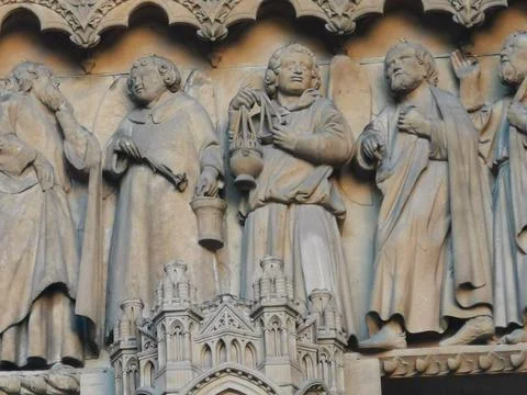 Representation of saints and blessed Stock Photos