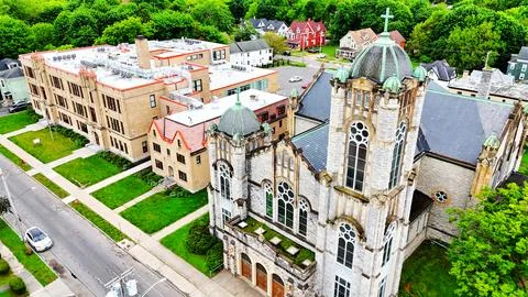 A Representation - St. Anthony of Padua Catholic Church - Syracuse, NY Fotos Stock