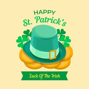 Representative hat for st. patricks day Stock Illustration