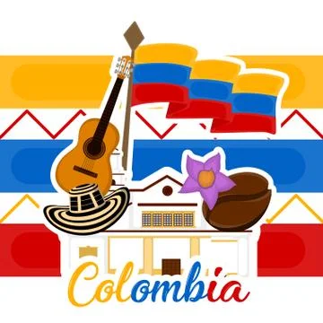 Representative image of Colombia Ilustración de archivo