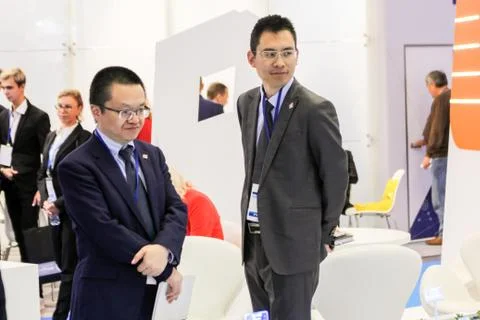 Representatives from China. Stock Photos