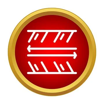 Representing two way traffic flow road signs highway Illustrazione stock