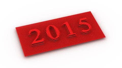Represents the new year 2015 Stock Illustration
