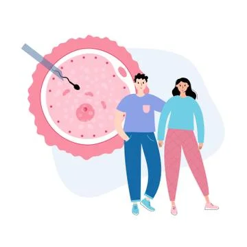 Reproductive system concept Stockillustratie