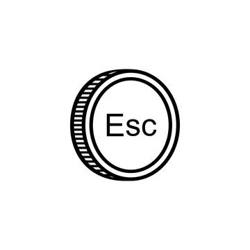 Republic of Cape Verde also called Cabo Verde Currency Symbol Stock Illustration
