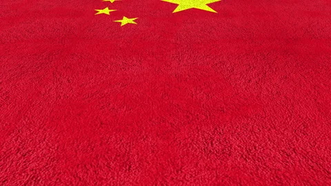 Republic of China flag texture Stock Footage 150380421