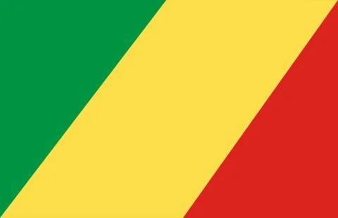Republic of the Congo and Brazil flags together international partnership c.. 스톡 일러스트