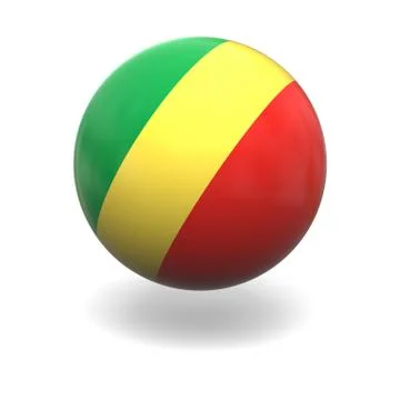 Republic of congo flag Stock-Illustration