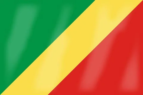 Republic of the Congo Flag Stock Illustration