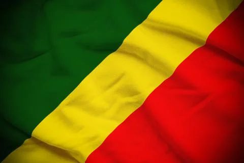 Republic of the Congo Flag Stock Photos