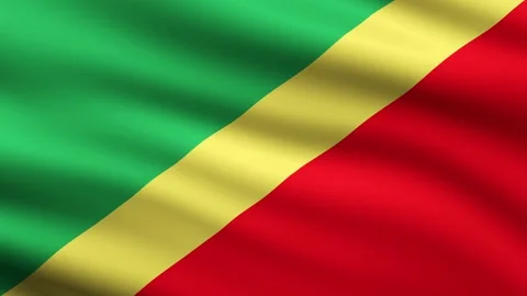 Republic of the Congo Flag Waving Animation Background Animated Flag Of Congo Stock Footage 272549434