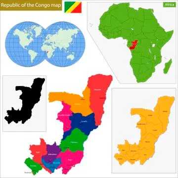 Republic of the Congo Stock Illustration
