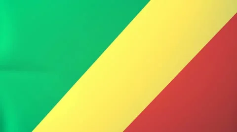Republic of the Congo Waving Flag Stock Footage 10762372