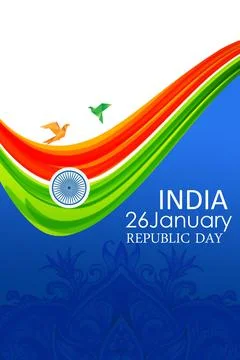 Republic Day of India Stock Illustration