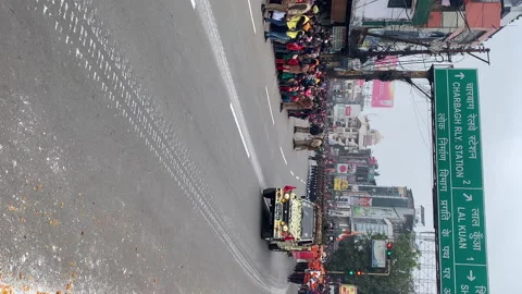Republic day parade in lucknow Stock Footage 169210077
