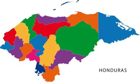 Republic of honduras Stock Illustration