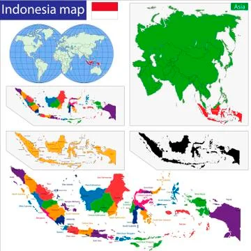 Republic of Indonesia 스톡 일러스트