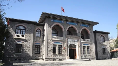 Republic Museum in Ankara, Turkey Video stock 89140085