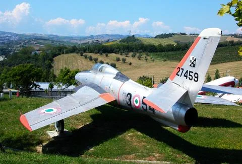 Republic RF 84F Thunderflash. Foto stock