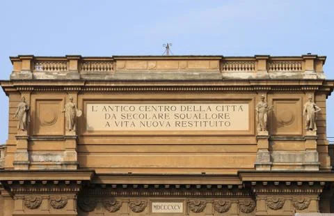 Republic Square in Florence Stock Photos