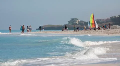 Republic of Сuba.Varadero's beach Stock Photos