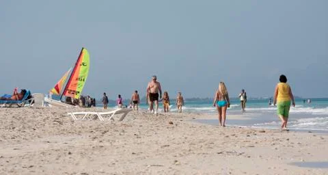 Republic of Сuba.Varadero's beach Stock Photos
