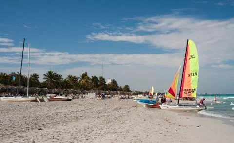 Republic of Сuba.Varadero's beach Foto stock
