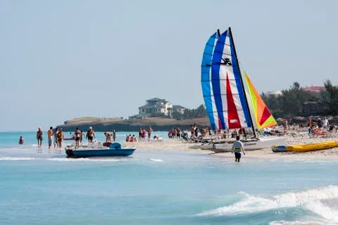 Republic of Сuba.Varadero's beach Stock Photos