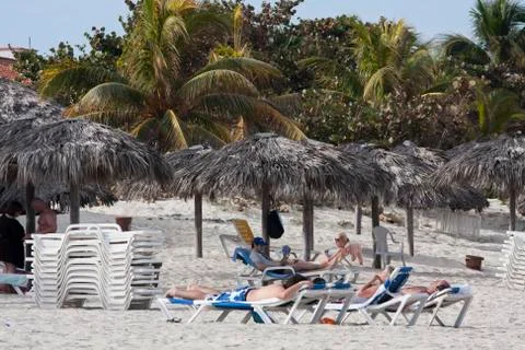 Republic of Сuba.Varadero's beach Foto stock