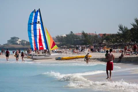 Republic of Сuba.Varadero's beach Stock Photos