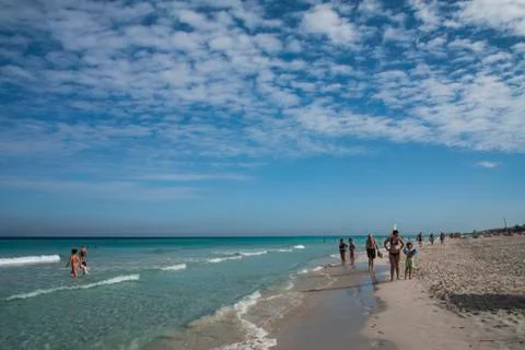 Republic of Сuba.Varadero's beach Foto stock