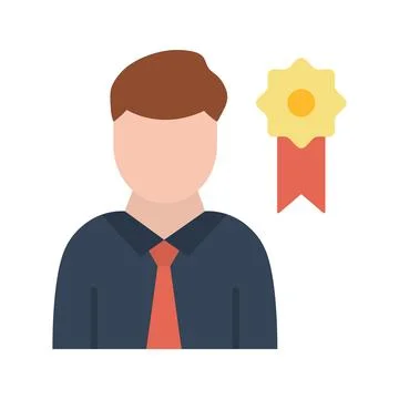 Reputation icon vector image. Illustrazione stock